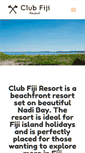 Mobile Screenshot of clubfiji-resort.com